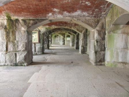 Lower level of Fort Popham, Phippsburg, Maine