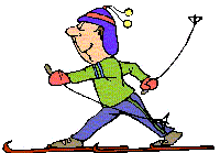 Skier Cross Country in Maine